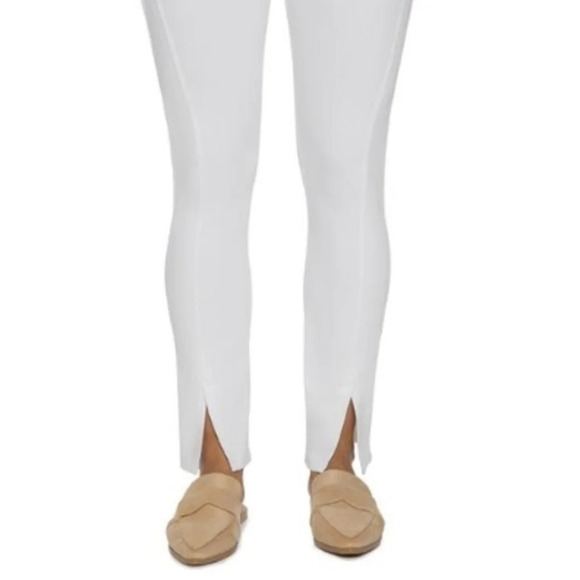 Lysse Medium Control Split Denim White Legging - Picture 4 of 7
